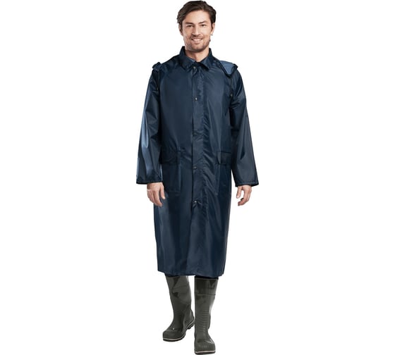 Изображение товара Влагозащитный плащ ГК Спецобъединение темно-синий Плащ 530/112/182