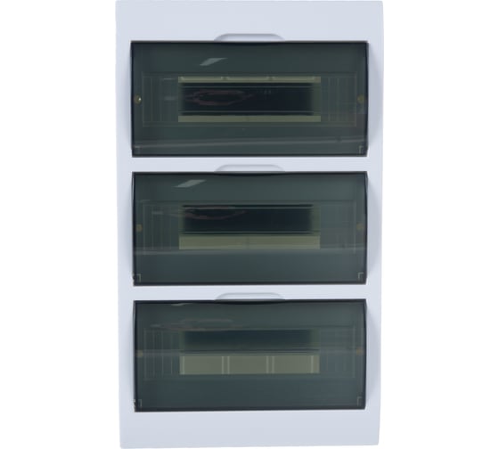 Изображение товара Бокс для наружной установки Lezard LUXRAY, ЩРН-П-36, с прозрачной крышкой, 36-и модульных устройств 731-2000-036