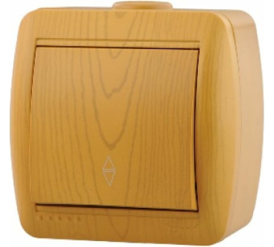 Изображение товара Проходной выключатель Lezard NATA ольха 710-0700-105