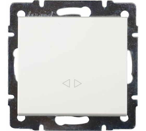 Изображение товара Промежуточный выключатель Lezard RAIN белый, 703-0288-107