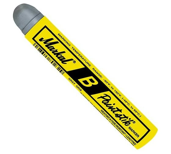 Изображение товара Твёрдый маркер-краска Markal B Paintstik, серый 80230