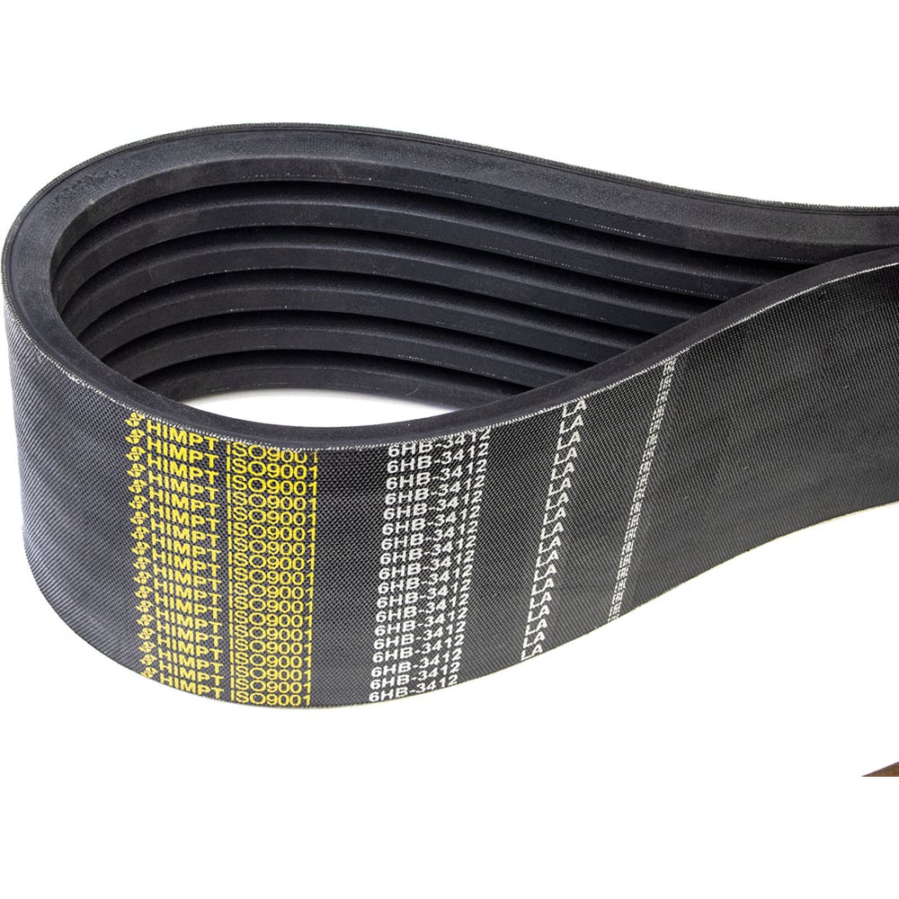 Изображение товара Ремень многоручьевой HIMPT 6hb-3412 la 3400 мм каучук и полиэфир