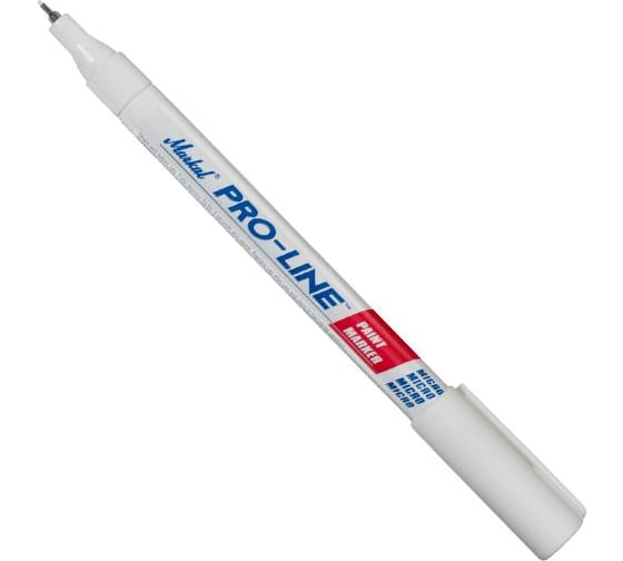 Изображение товара Маркер-краска с тонким наконечником Markal Pro-Line Micro, промышленный, 0,8 мм, белый 96888