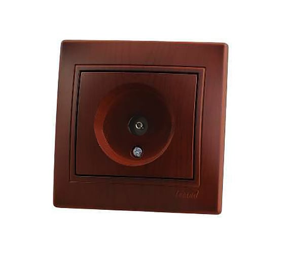 Изображение товара Розетка ТВ Lezard MIRA, проходная, вишня 701-0601-129