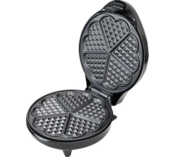 Изображение товара Электровафельница для вафель-сердечек DASWERK Wm-7 антипригарная, 5 вафель, 1200 Вт 455654