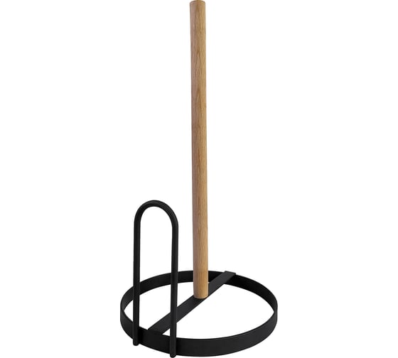 Изображение товара Подставка для бумажных полотенец Regent inox Linea TR 15x29.5 см, крашеный стальной пруток, дерево 93-TR-06-04