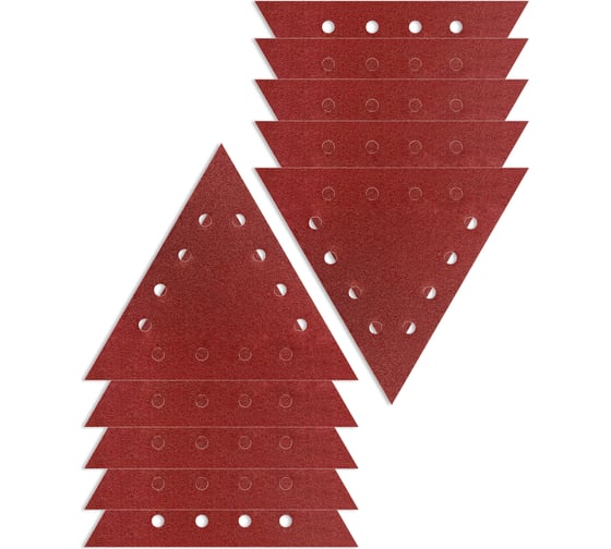 Изображение товара Треугольная абразивная бумага Р240, 290 мм, 10 шт vertextools 0290-240