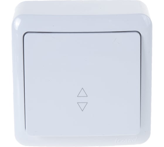 Изображение товара Проходной выключатель Lezard VIOLA белый 751-0200-105