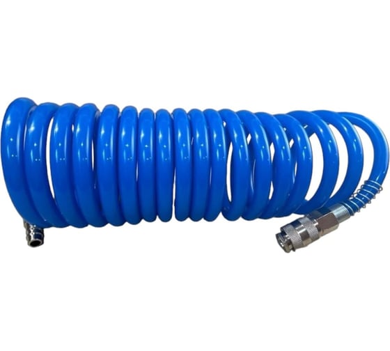 Изображение товара Шланг спиральный с быстросъемными соединениями 8-12 мм, L=5 м AktiSpray 400812-5m