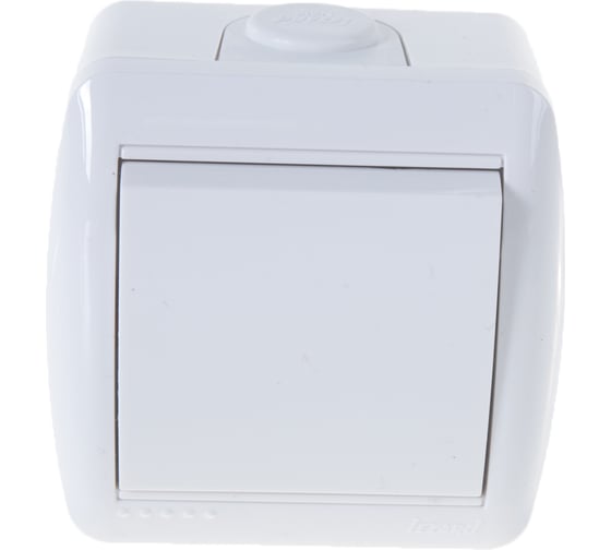 Изображение товара Выключатель Lezard NATA белый 710-0200-100