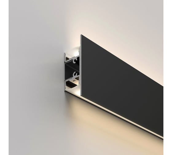 Изображение товара Накладной алюминиевый профиль Elektrostandard черный/белый для светодиодной ленты LL-2-ALP022 a066621