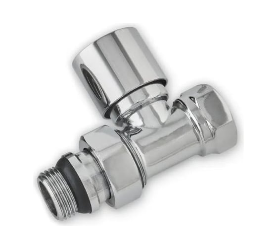 Изображение товара Хромированный прямой радиаторный кран MIVARMO 1/2" дюйма RVA-15CR