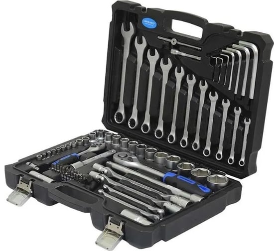 Изображение товара Набор инструментов МАЯКАВТО 77 предметов, 1/2 и 1/4, 6гр. 47706м