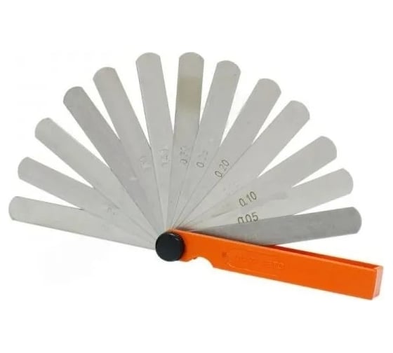 Изображение товара Набор щупов МАЯКАВТО 13 листов, 0,05-1,0 мм, 100мм 1513