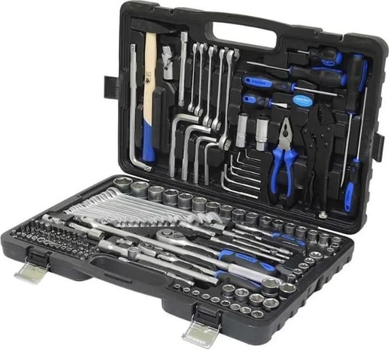 Изображение товара Набор инструментов МАЯКАВТО 142 предмета, 1/2, 3/8 и 1/4, 6гр. 414206м