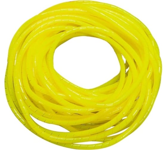 Изображение товара Спиральная пластиковая оплетка PARLMU SWB 20-2, полиэтилен, размер 20, бухта 2.8 м, цвет желтый PR4200900