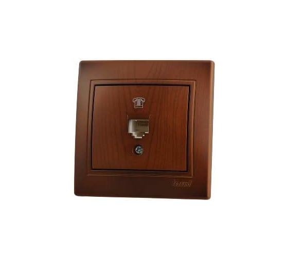 Изображение товара Телефонная розетка Lezard MIRA евро вишня 701-0601-137