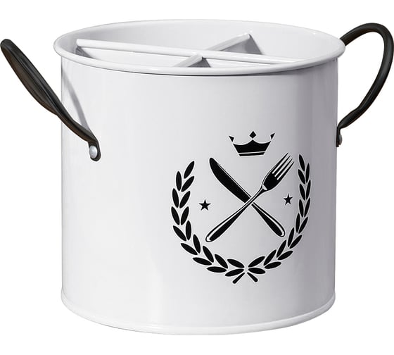 Изображение товара Подставка для столовых приборов 19x13.5 см (оцинкованное железо) Linea TRINA Regent inox 93-TR-05-08