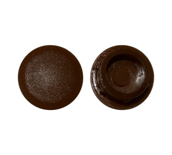 Изображение товара Заглушка под отверстие КРЕП-КОМП 14мм, темно-коричневый 1000шт зпр14 тем.корич