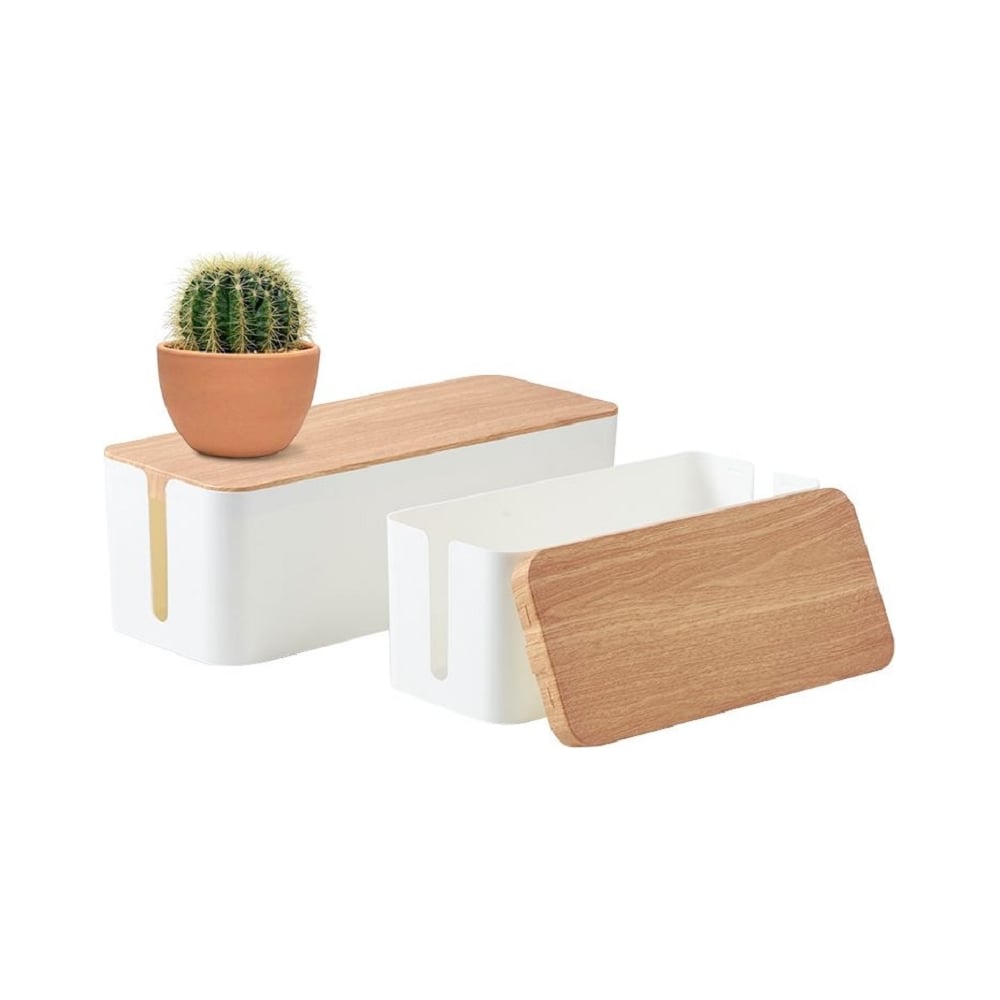 Изображение товара Органайзер CS-BOX-WH белый/бамбук Cactus 1895567