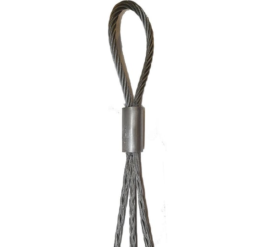 Изображение товара Тройной кабельный чулок для 3х кабелей НК-Групп 30-40мм L=1250мм 1 петля 50кН КЧ40/3