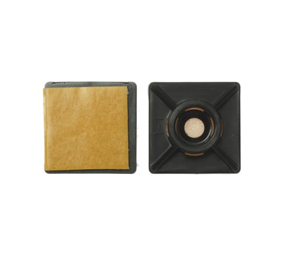 Изображение товара Самоклеящаяся площадка КРЕП-КОМП черная 27х27 100шт псч27