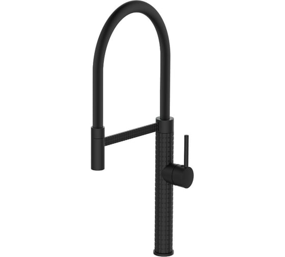 Изображение товара Смеситель для кухни ESKO гибкий излив, черный K51B