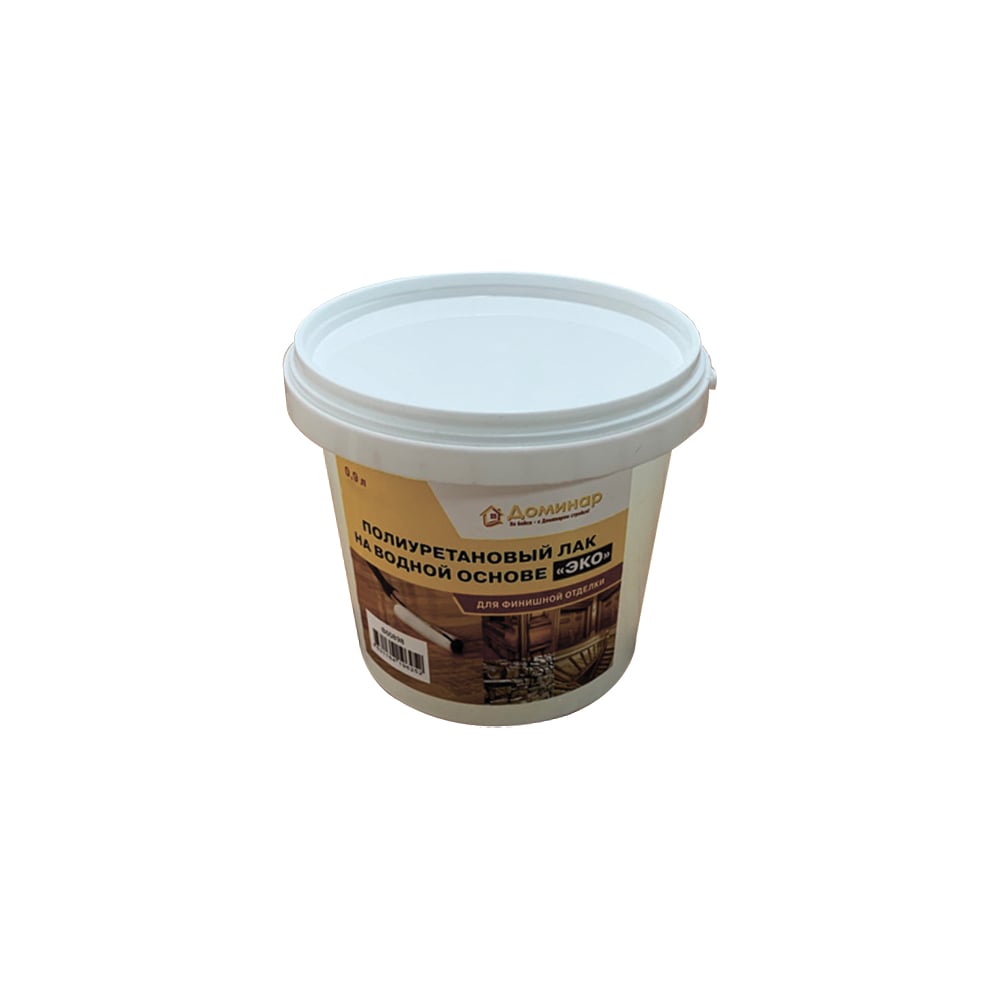 Изображение товара Полиуретановый лак Доминар ЭКО, матовый, 1 л U23191