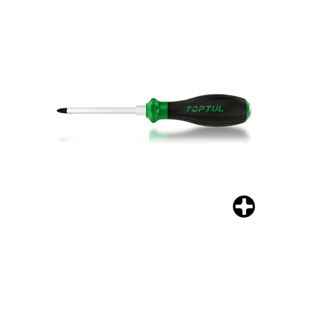 Отвертка ударная крестовая TOPTUL Pro-Plus PH2x100 мм FBGF0210