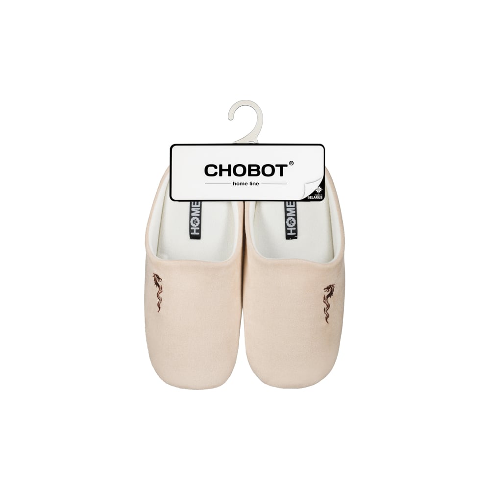 Изображение товара Тапочки домашние мужские CHOBOT HOME LINE 04Т-112 светло-бежевые 44-45