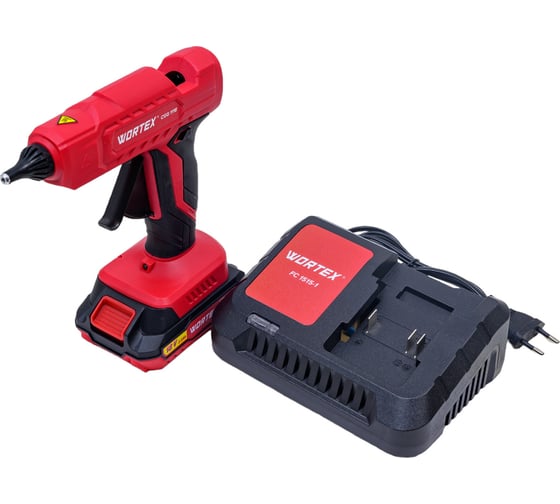 Изображение товара Аккумуляторный клеевой пистолет WORTEX CGG 1118 ALL1 с акб и з/у 1334529