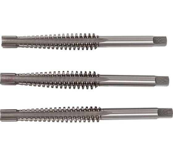 Изображение товара Метчик трапецеидальный SOVIS комплект из 3-х шт, Tr 12x3 H7 L=115, l=63 Р6М5 26603