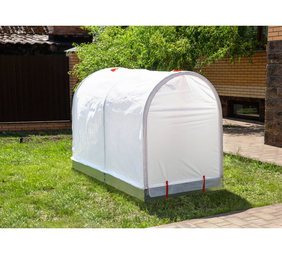 Изображение товара Парник ТМК прогресс-мини 1мх2мх1.3м, с оцинкованной грядкой, металлокаркас, спанбонд 344-794