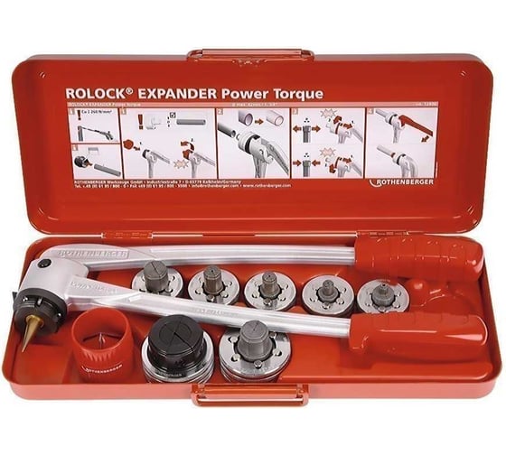 Изображение товара Набор ROLOCK EPT, 12-15-18-22мм +фреза Rothenberger 12500