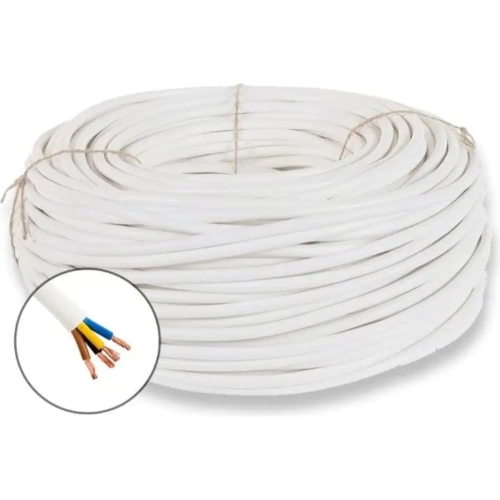 Изображение товара Тепостойкий провод ПРКС 4х2.5 мм2 5м OZ - высокая температура, медь, гарантия качества