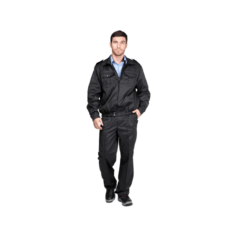 Костюм ГК Спецобъединение ОХРАНА черный Кос 401/120/170