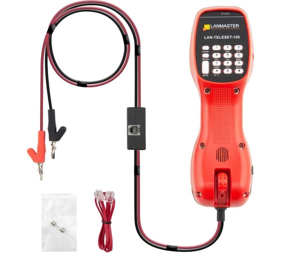 Изображение товара Тестирующая телефонная трубка LANMASTER LAN-TELESET-100