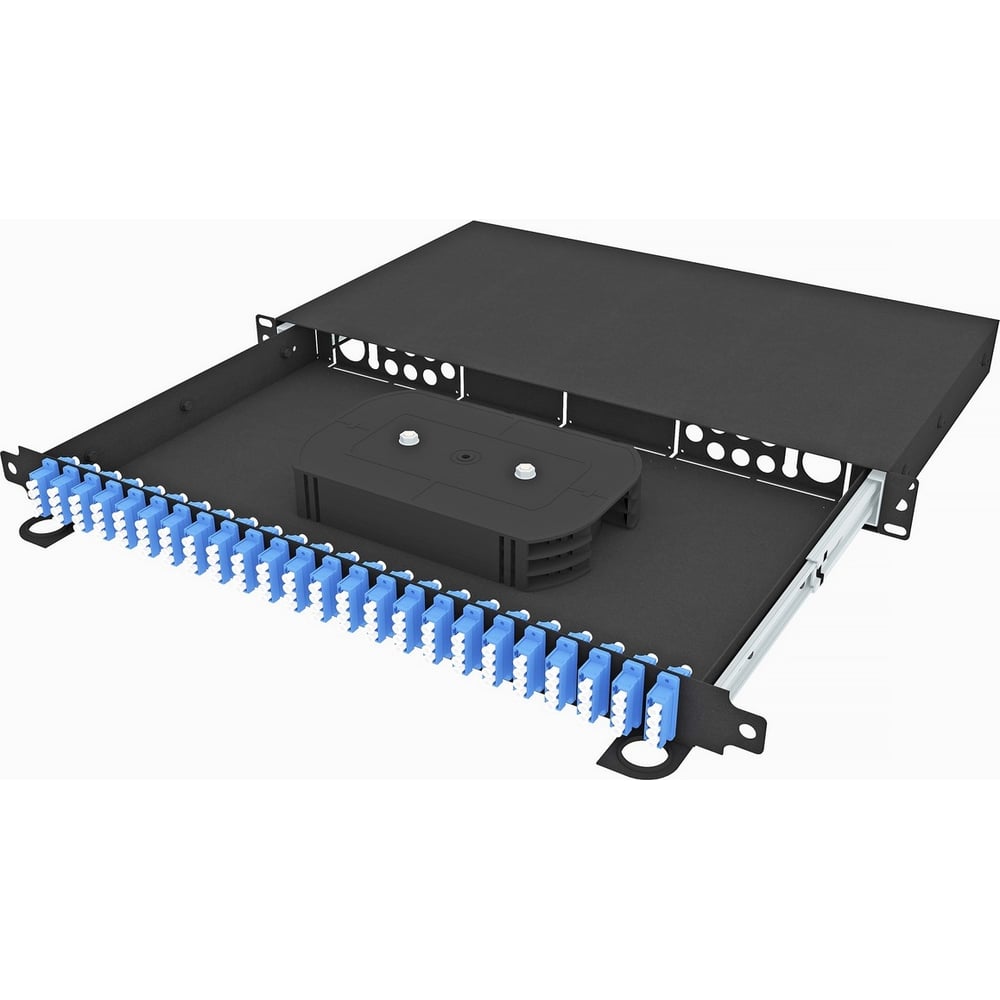 Изображение товара Кросс оптический TopLAN 19'' 1U 24 QLC/UPC черный одномодовый