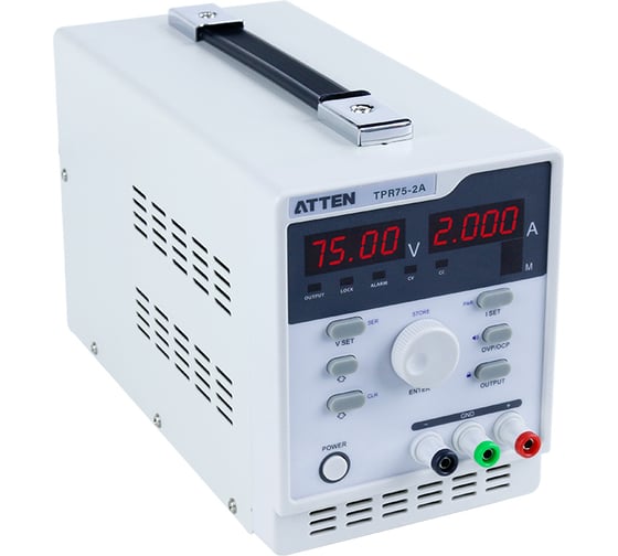 Изображение товара Линейный источник питания ATTEN постоянного тока TPR75-2A, 75В, 2A, 50 Гц 142178