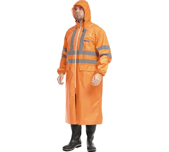 Изображение товара Влагозащитный плащ ГК Спецобъединение EXTRA-VISION WPL флуоресцентный оранжевый Плащ 100/112/182