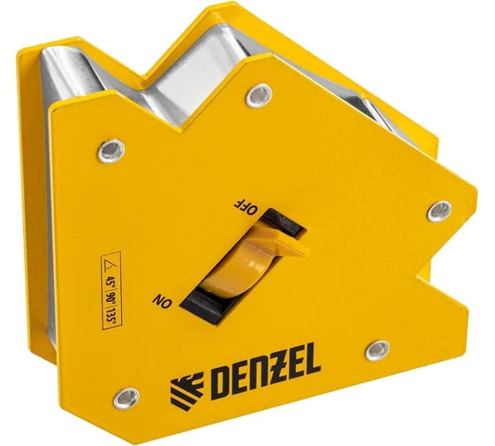 Изображение товара Фиксатор магнитный отключаемый для сварочных работ усилие 30 LB Denzel 97563