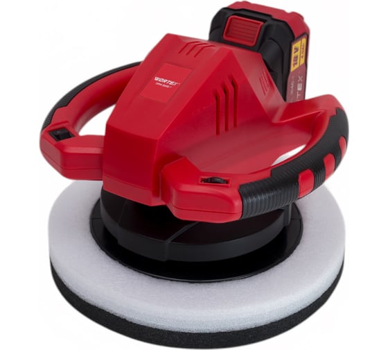 Изображение товара Аккумуляторная полировальная машина WORTEX CPM 2518 E с акб и з/у 1334508