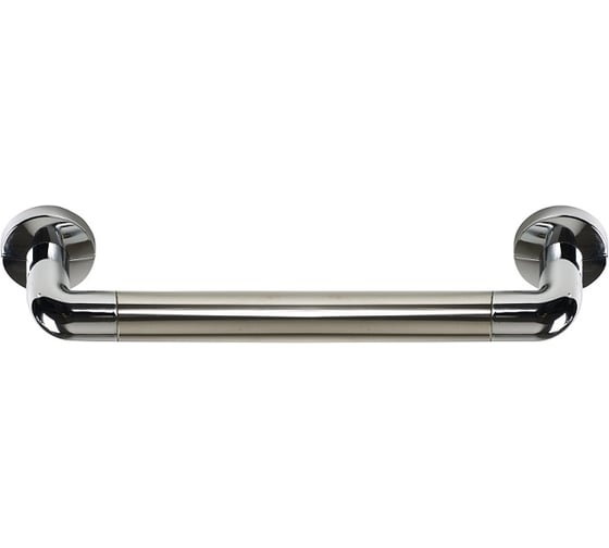 Изображение товара Поручень настенный PRIMANOVA 460 мм, хром, алюминий, пластик, нагрузка до 130 кг M-KV10-18