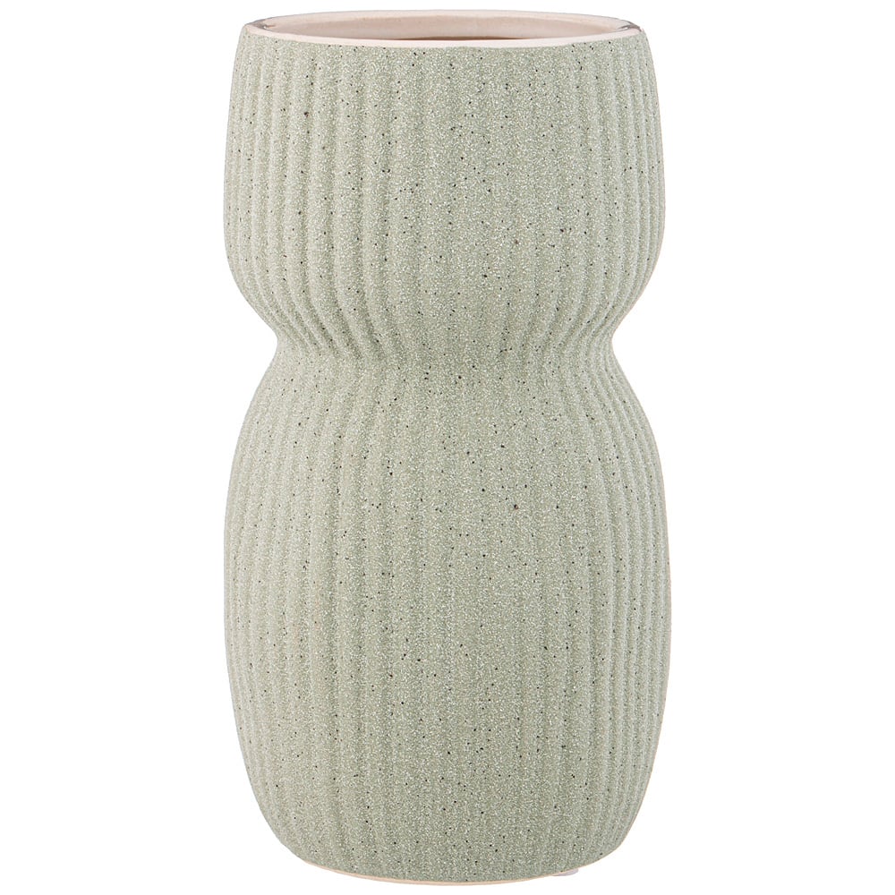 Изображение товара Ваза Bronco 11. 5x11. 5x20 см 1300 мл- прочная керамика зеленого цвета