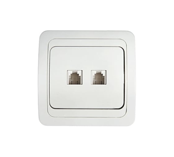 Изображение товара Компьютерная двойная розетка IN HOME RJ-45 CLASSICO белая 2136 4690612018300
