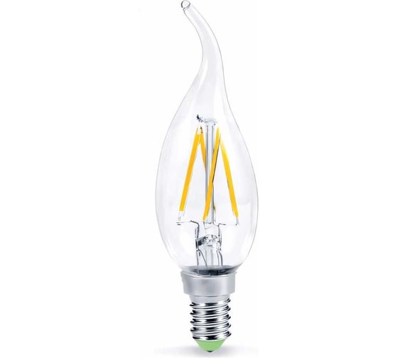 Изображение товара Светодиодная лампа IN HOME LED-СВЕЧА НА ВЕТРУ-deco 9Вт 230В Е14 3000К 810Лм прозрачная 4690612026220