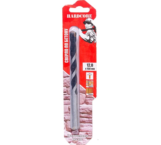 Изображение товара Сверло по бетону (12x150 мм) Hardcore 130012