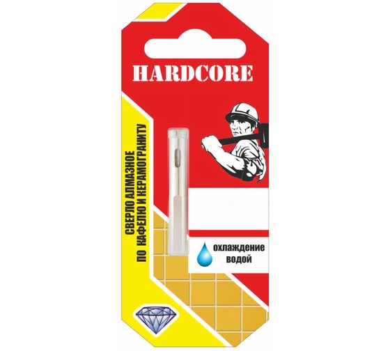 Изображение товара Сверло алмазное по кафелю и керамограниту 5 мм Hardcore 152005