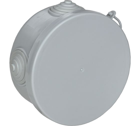 Изображение товара Коробка распределительная GENERICA КМ для о/п D=85x40мм IP54 4 ввода (7035) UKO21-085-040-000-K03-54