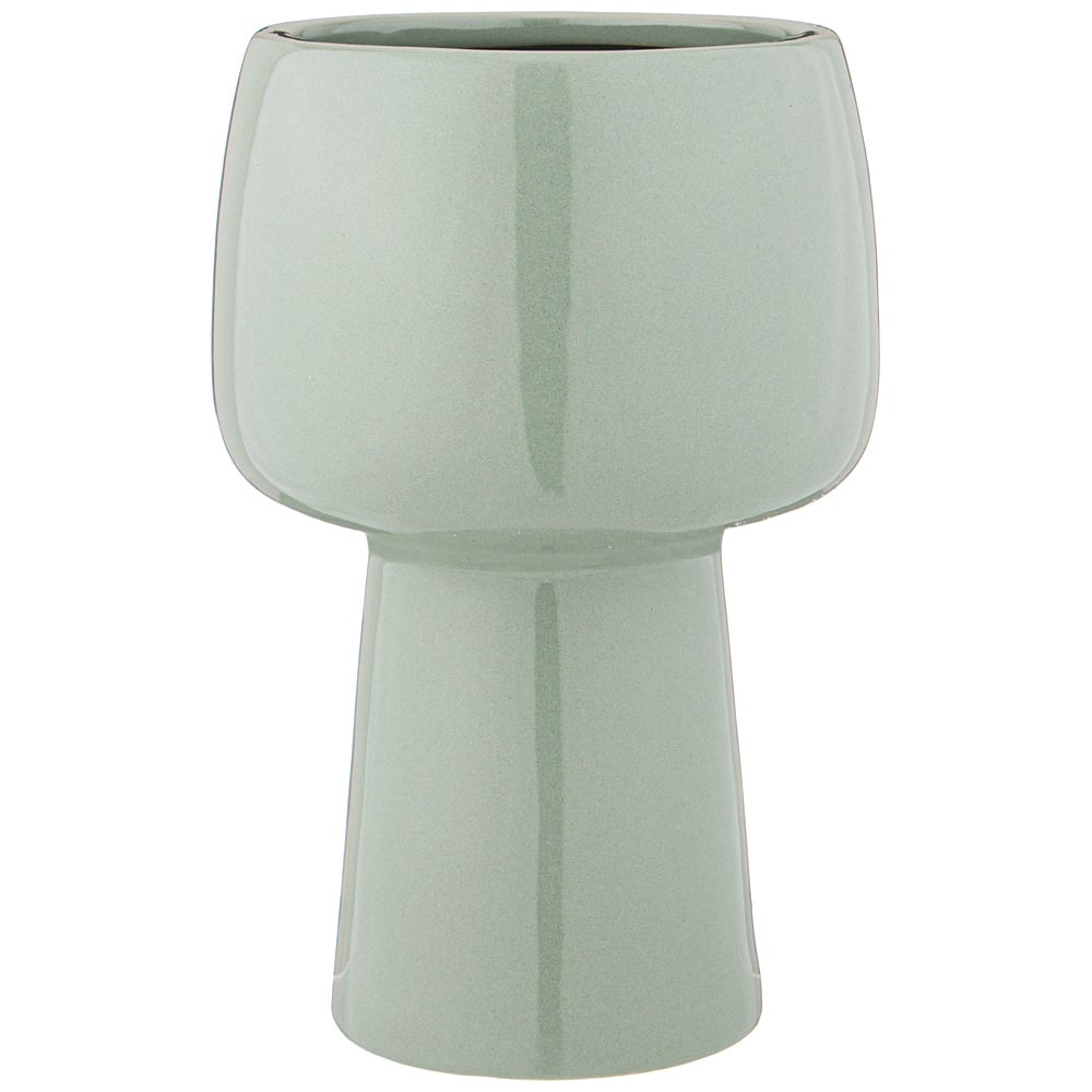 Изображение товара Ваза Bronco 15x15x23 см объем 2150 мл керамическая бледно-зеленая